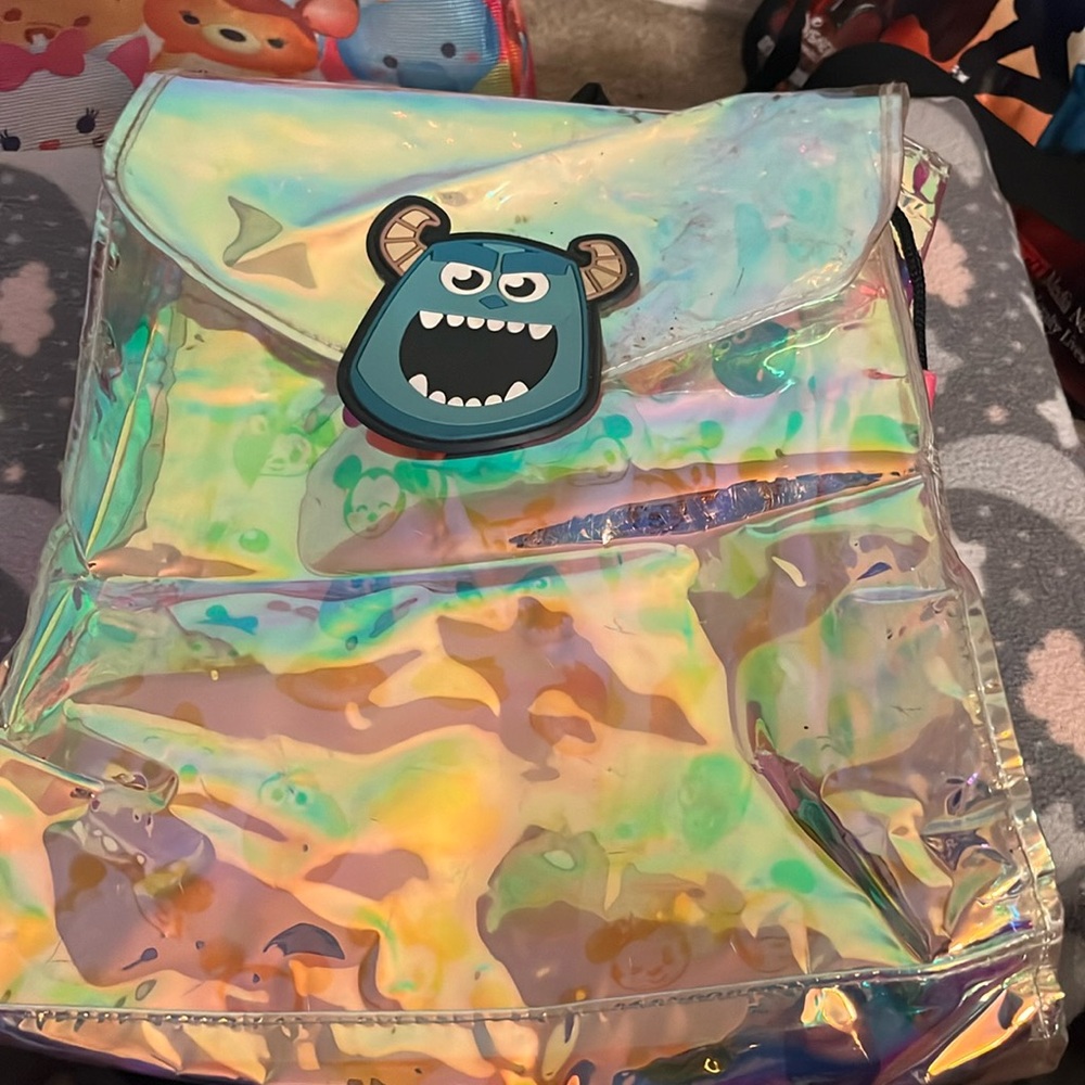 Iridescent Colored Disney Tsum Tsum Backpack.